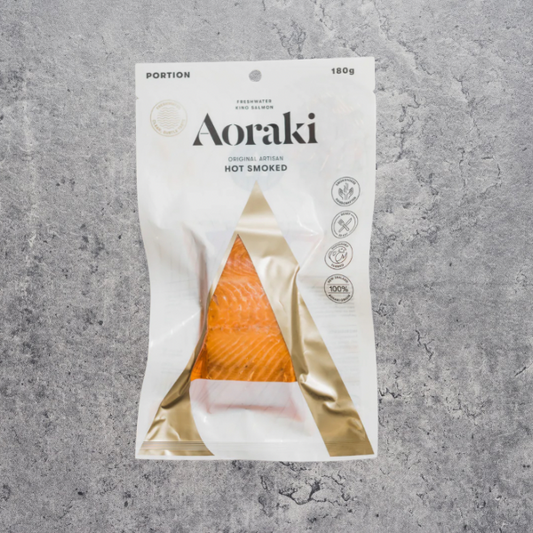 Aoraki Hot Smoked Salmon - 180gm (Frozen)