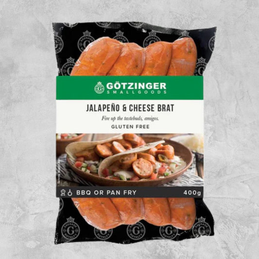 Götzinger Jalapeno and Cheese Brat (Frozen)