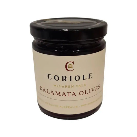 Coriole Kalamata olives jar, 250g, The Fishwives Singapore.
