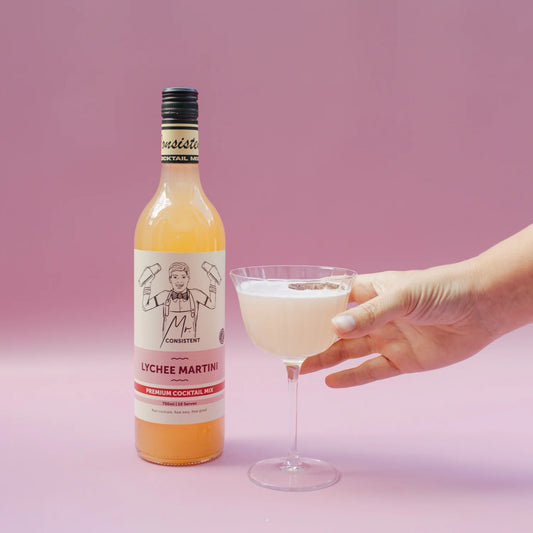 LYCHEE MARTINI COCKTAIL MIXER BY MR CONSISTENT 750ML