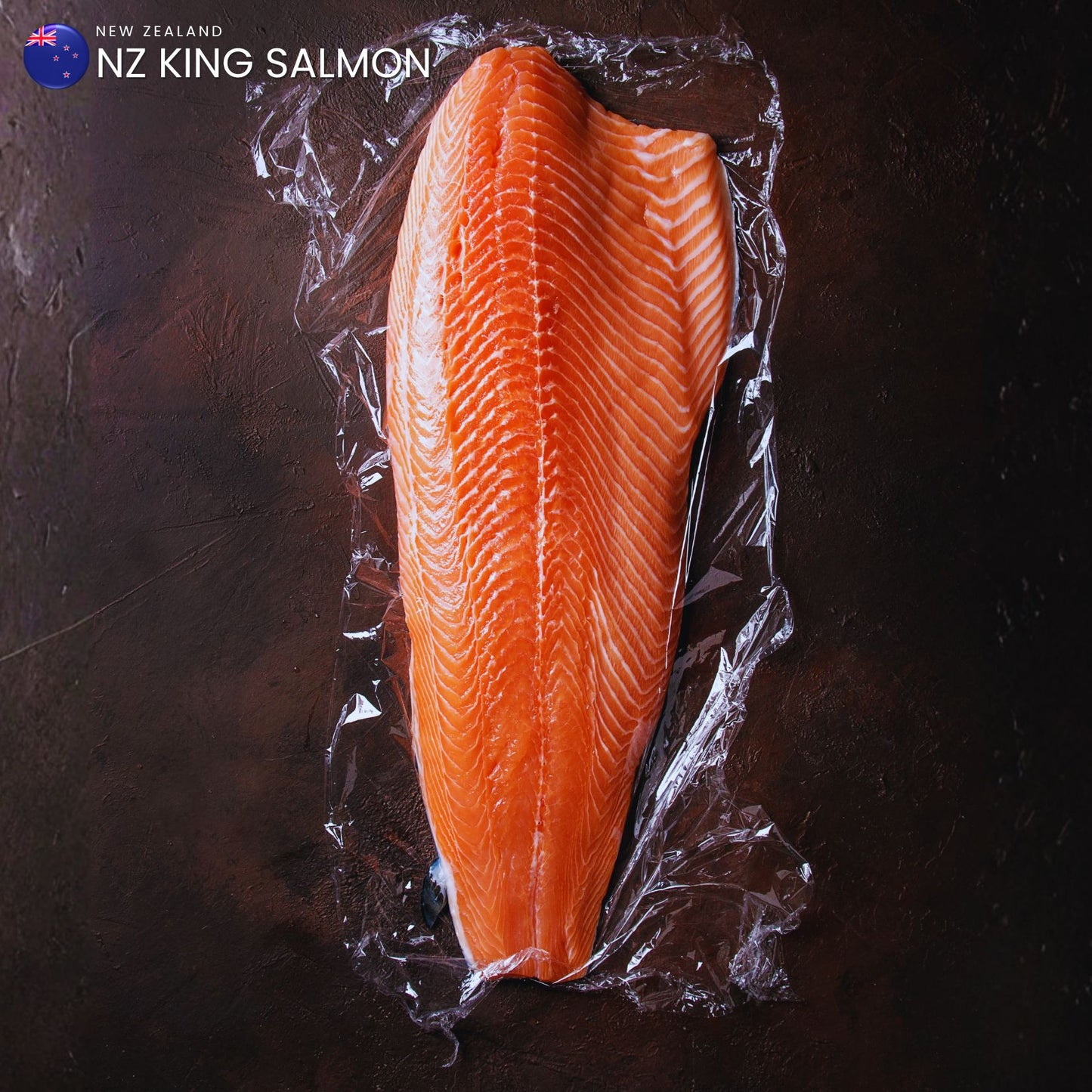 NZ King Salmon Skin ON Side (Chilled)