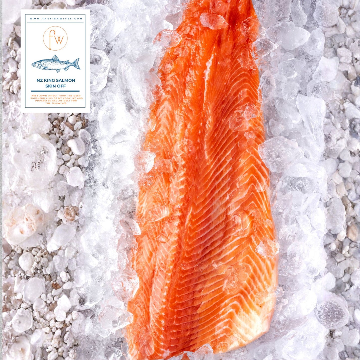 NZ King Salmon Skin Off Side (Chilled)