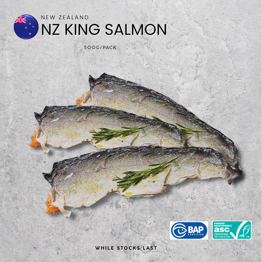 NZ King Salmon Skin Only (500g, Frozen)