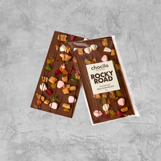 Chocilo Rocky Road Milk Chocolate Bar - 75gm