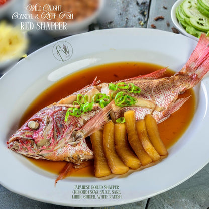 Wild Line Caught Red Snapper (Individually Quick Frozen)