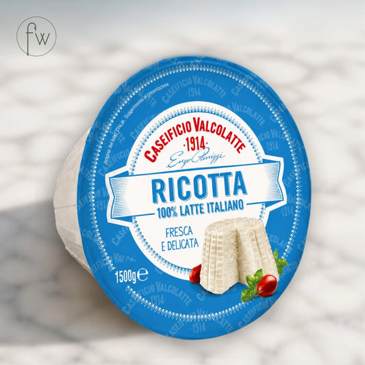Ricotta La Gustosa Ricotta 1.5kg - Caseificio Valcolatte