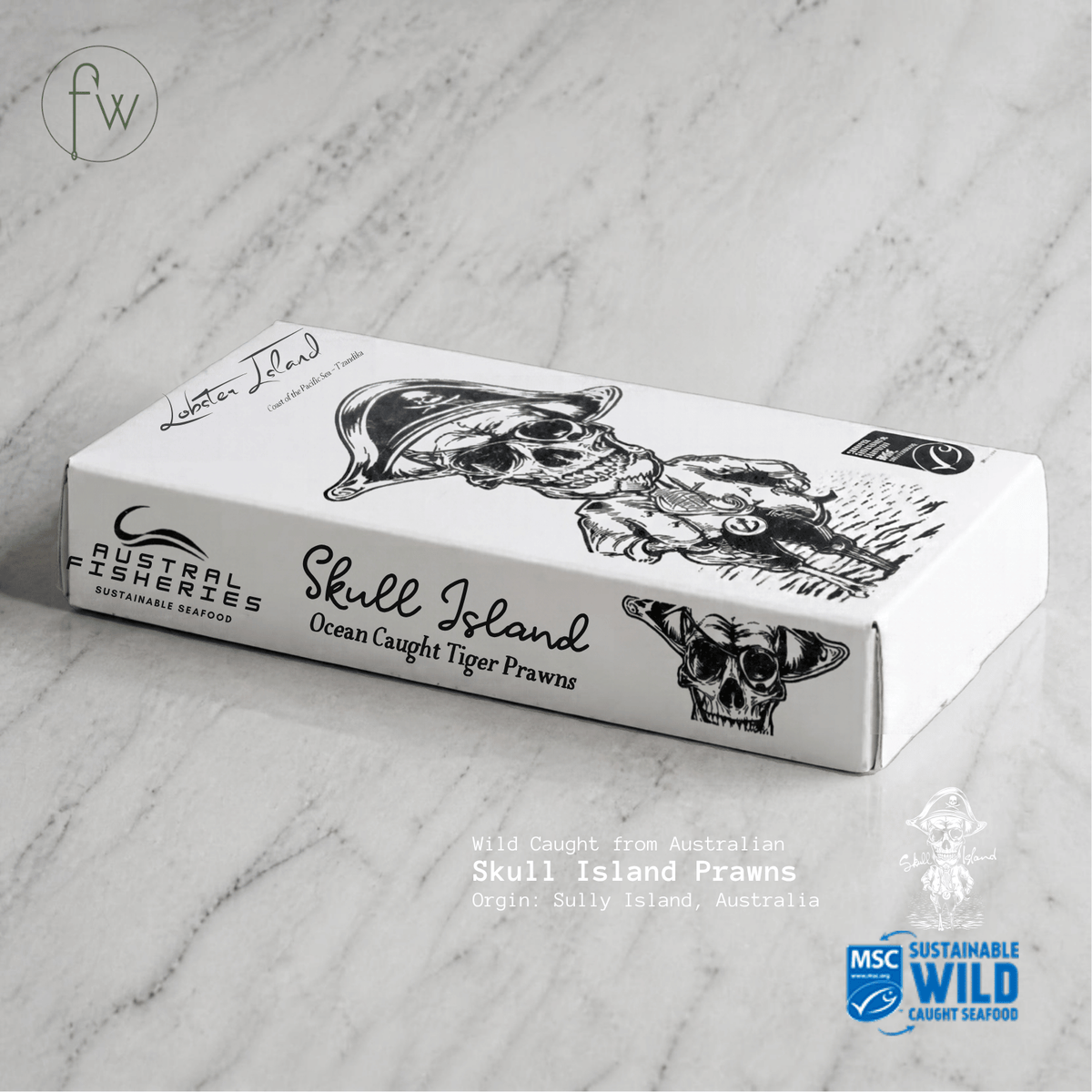 Skull Island Prawns - Snap Frozen