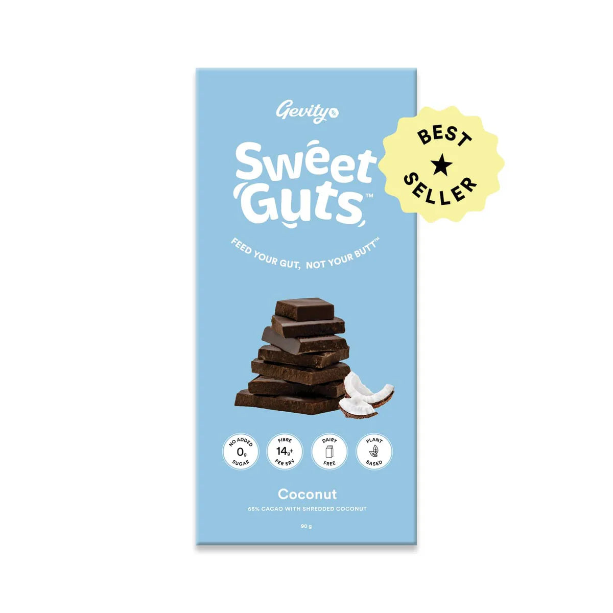 Sweet Guts Coconut Chocolate by Gevity 90gm