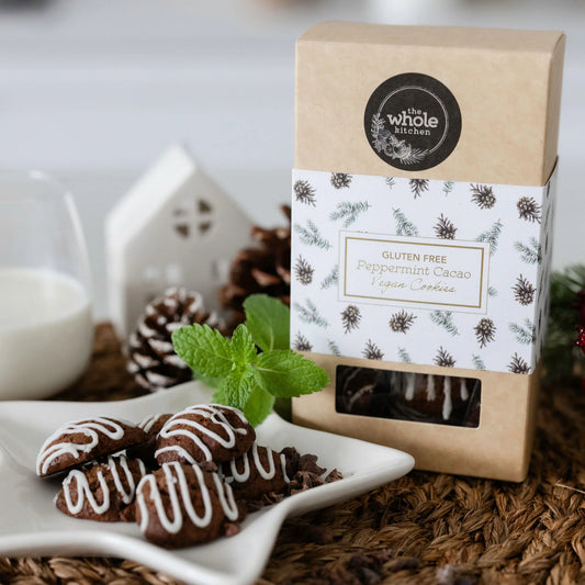 Gluten Free Peppermint Cacao Vegan Cookie - The Whole Kitchen