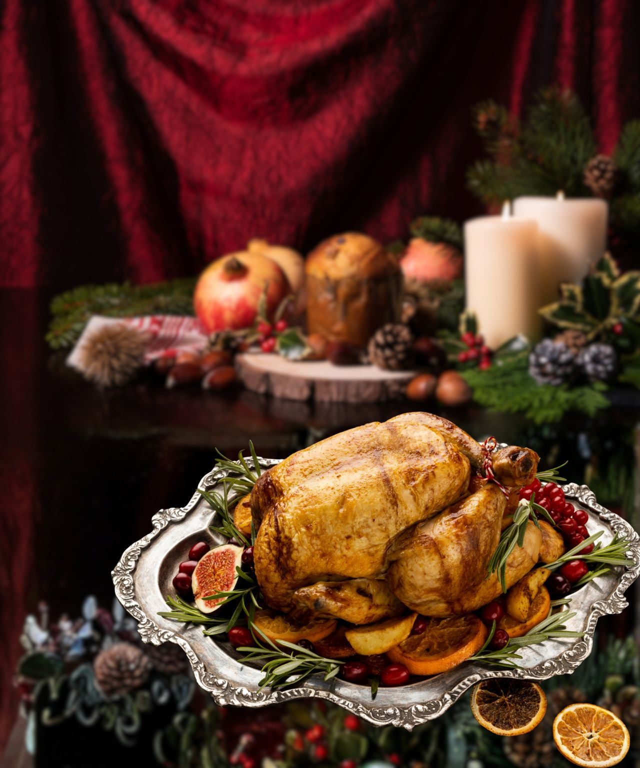 Cooked Christmas Tuscan Spice Turkey (Free Range,up to 50% off)
