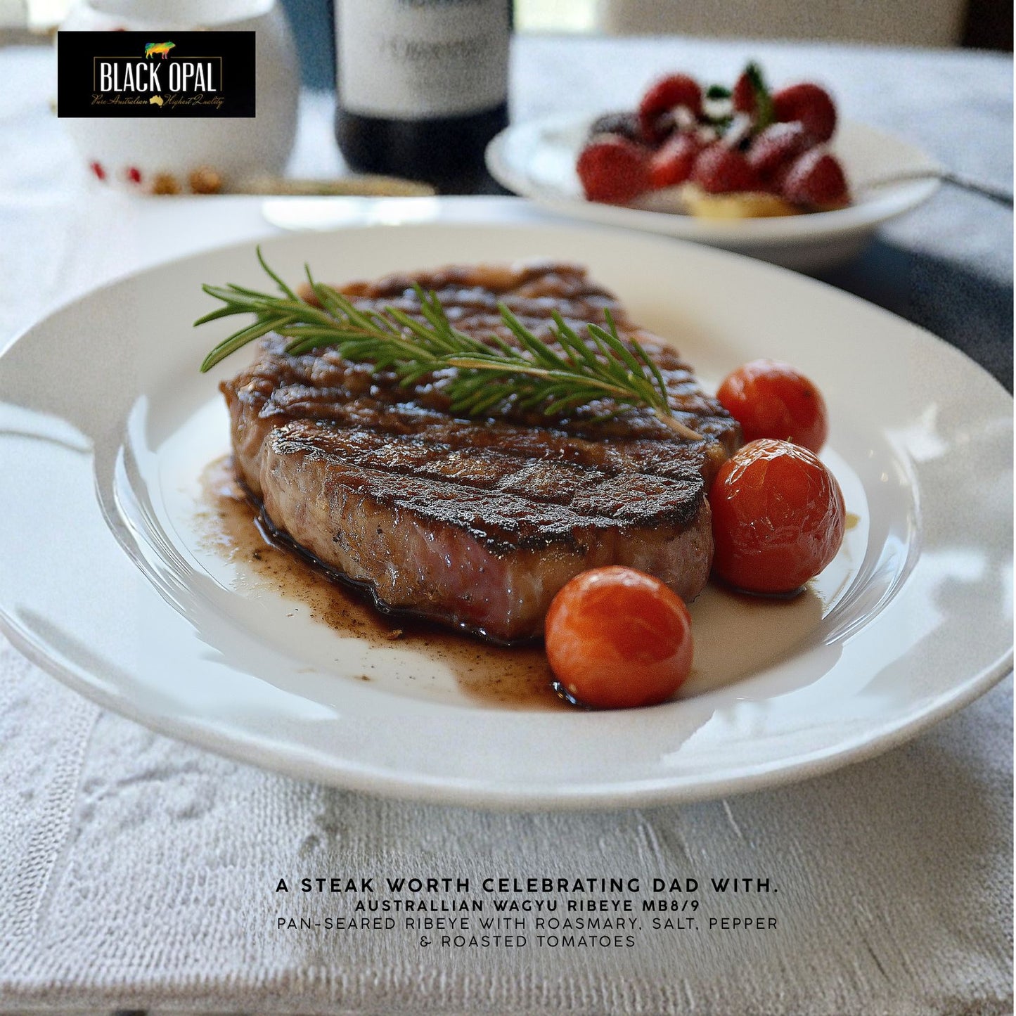 Ribeye Steak - Black Opal Wagyu MB 8/9 (20% off)