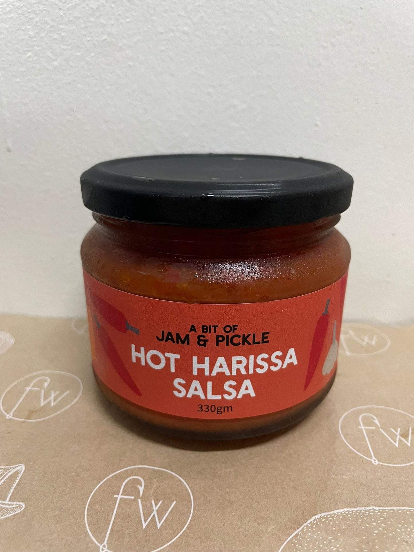 Jam & Pickle Hot Harissa Salsa 330gm