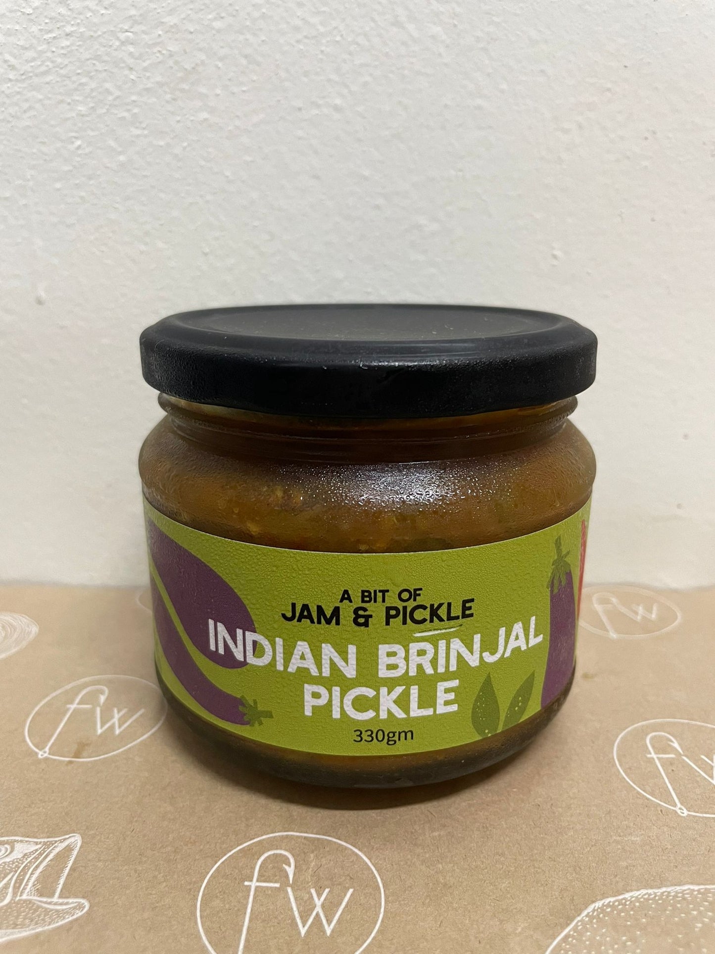 Jam & Pickle Indian Brinjal Pickle 330gm