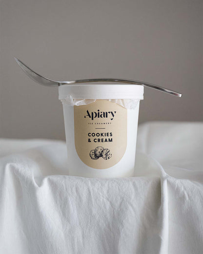 Cookies & Cream Ice Cream | Homemade Ice Creamery | Apiary Singapore