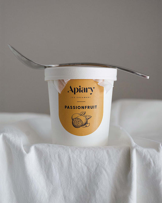 Pint of Apiary Passionfruit Sorbet