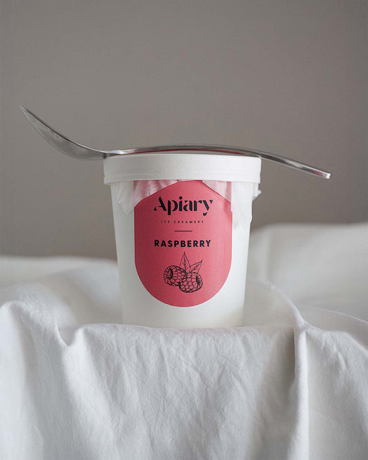 Raspberry Sorbet Ice Cream | Homemade Ice Creamery | Apiary Singapore