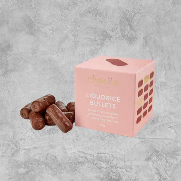 Chocilo Chocolate Licorice Bullets - 90gm