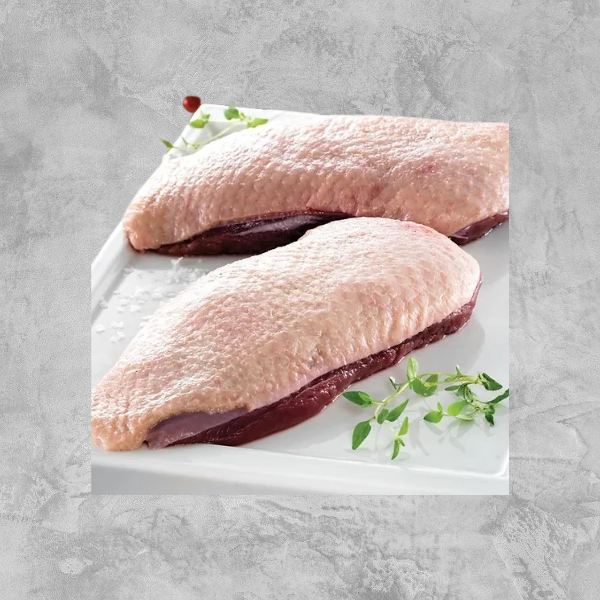 Duck Breast (Skin On)  approx 500g - Free Range Frozen