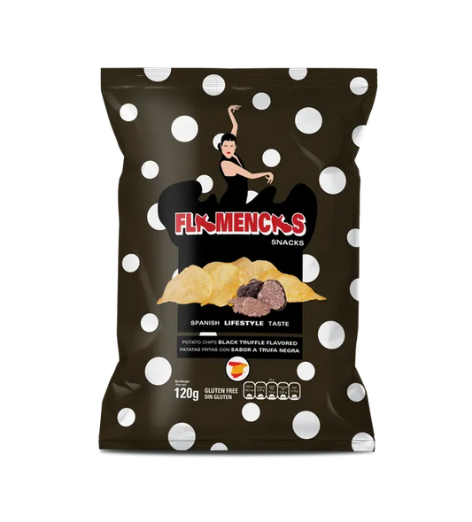 Gluten Free Flamencas Black Truffle Chips - 120g