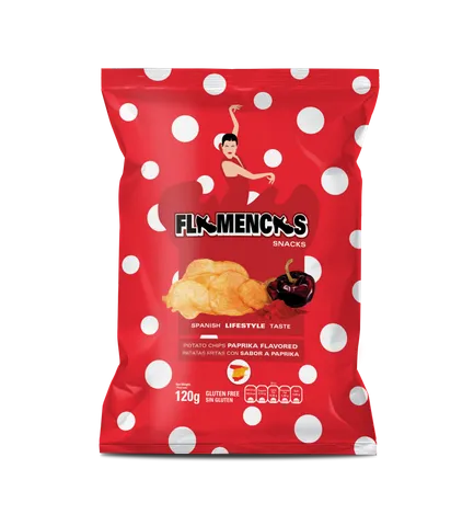 Gluten Free Flamencas Paprika Chips - 120g