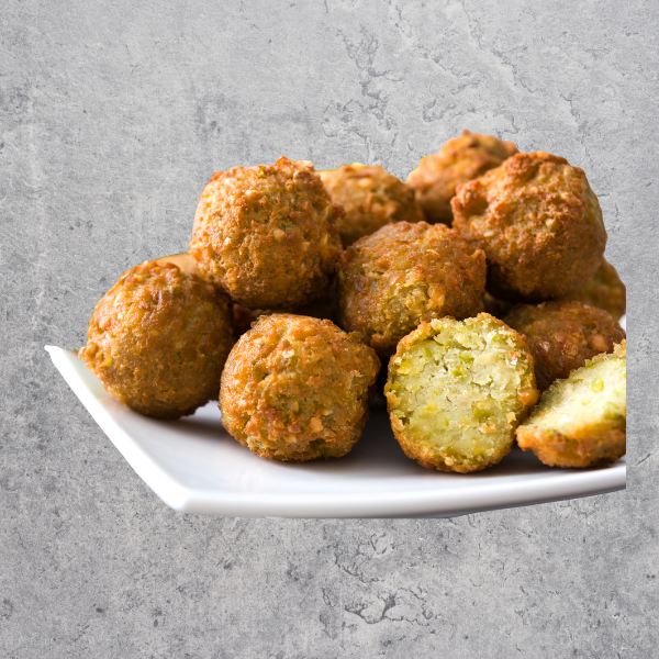 Home made Falafels (+/-250g) - GF, Vegan (Frozen 10/pkt)