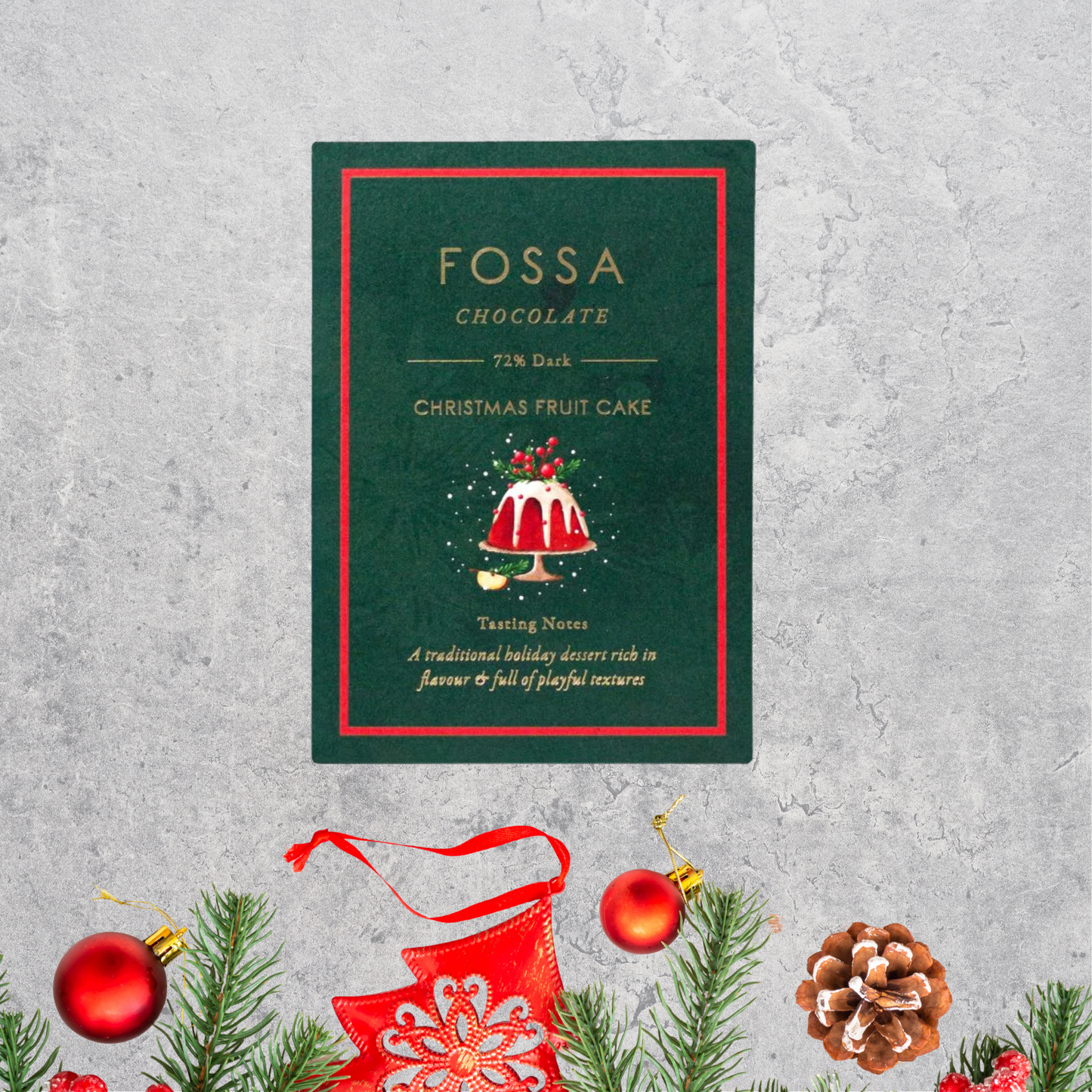 Fossa Chocolate Christmas Fruit Cake