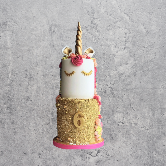 Unicorn Sparkles Cake by Miss Muffet Cakes