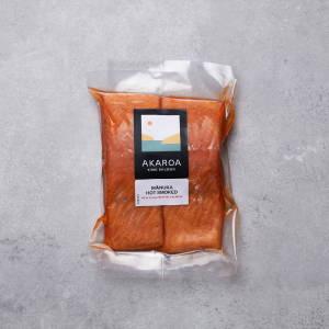 Akaroa Hot Smoked Salmon Portions (2 x 130gm pkt)