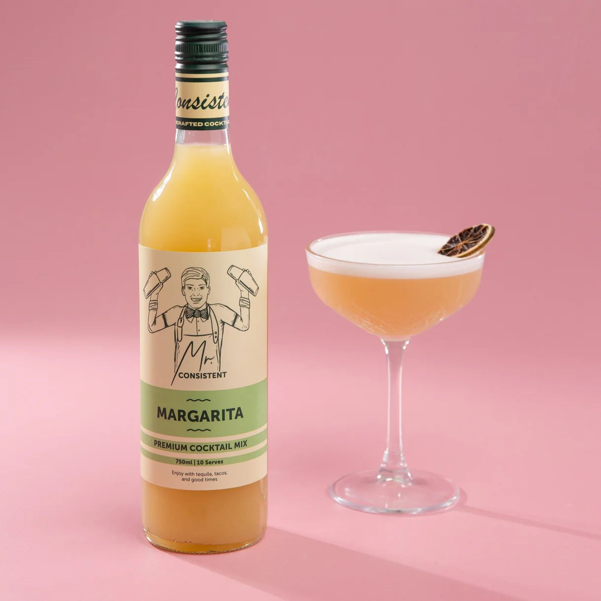 MARGARITA COCKTAIL MIXER BY MR CONSISTENT 750ML