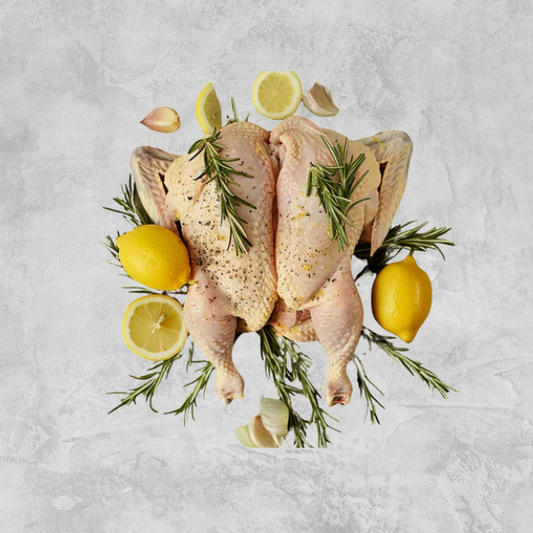 Marinated Butterflied Chilled Fresh Whole Organic Chicken Large (1.5kg)