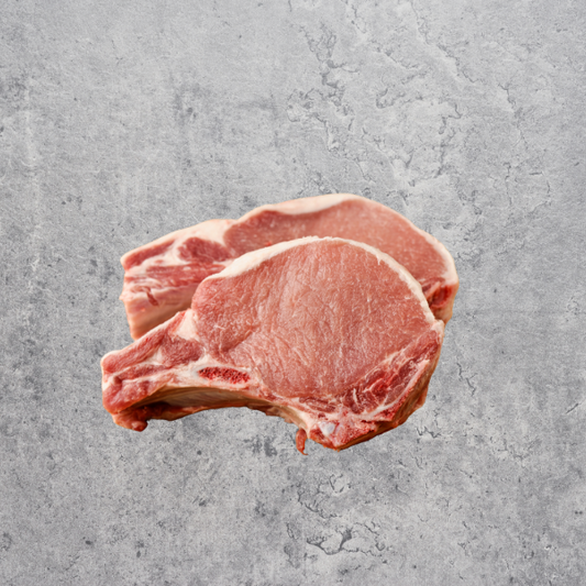 FROZEN Australian Pork Mid Loin Chop - Free Range 280g