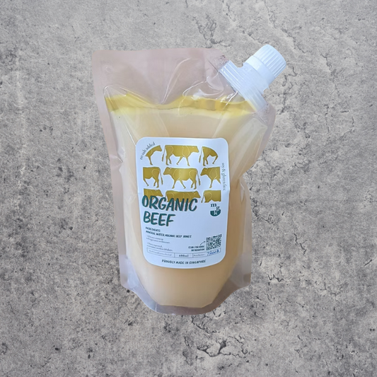 Organic Beef Bone Broth 600ml (Frozen) - Made Good Kitchen