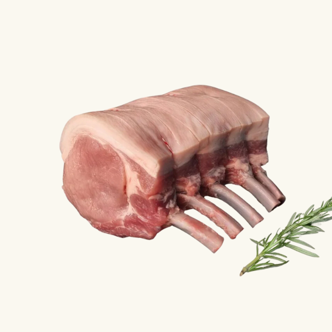 Australian Frenched Pork Rack - Certified Free Range Gooralie