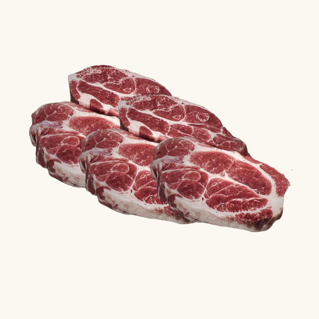 **FROZEN FROM FRESH** Australian Pork Scotch Steaks - Certified Free Range Gooralie