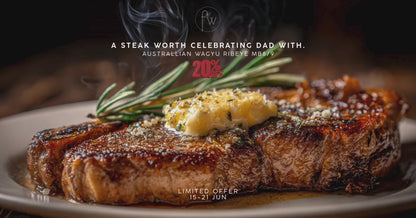 Ribeye Steak - Black Opal Wagyu MB 8/9 (20% off)