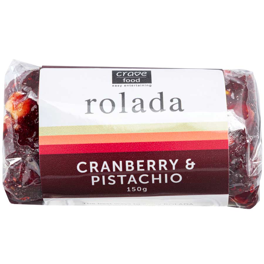 Rolada – Cranberry & Pistachio 150gm