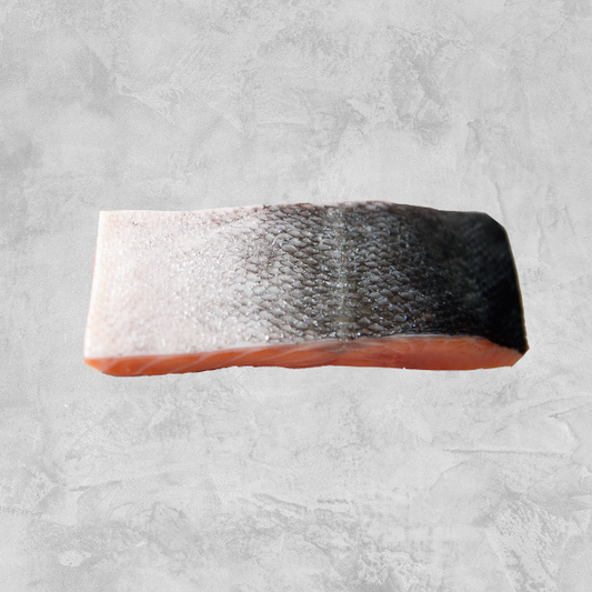 Chilled/Fresh NZ King Skin On Single Salmon Portion 180g