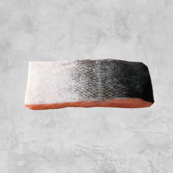 skin on single salmon fillet