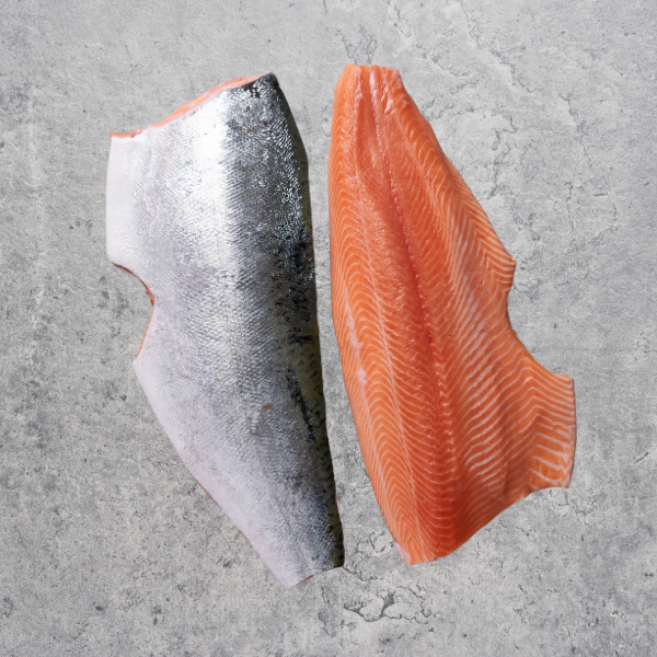 Chilled Skin On Side +/- 1.1kg - 1.2kg - Akaroa NZ King Salmon (Chinook)