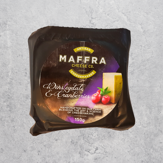 Maffra Wensleydale & Cranberries 150g