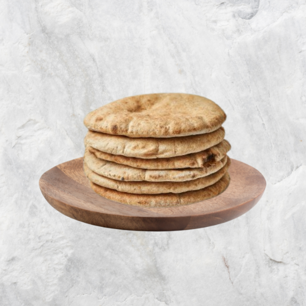 Homemade Wholemeal Pita Bread (3 pcs per pkt)
