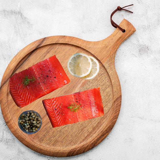 Wild Line Caught Alaskan Salmon (IQFrozen) +/-160-170gm