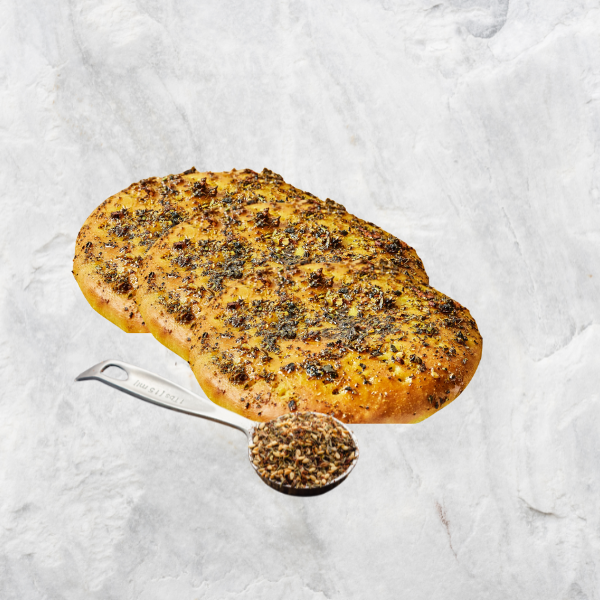 **FROZEN FROM FRESH** Homemade Zaatar Pita Bread (3 pcs per pkt)