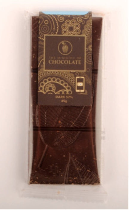 57% Dark Chocolate 45g - Ministry of Chocolate