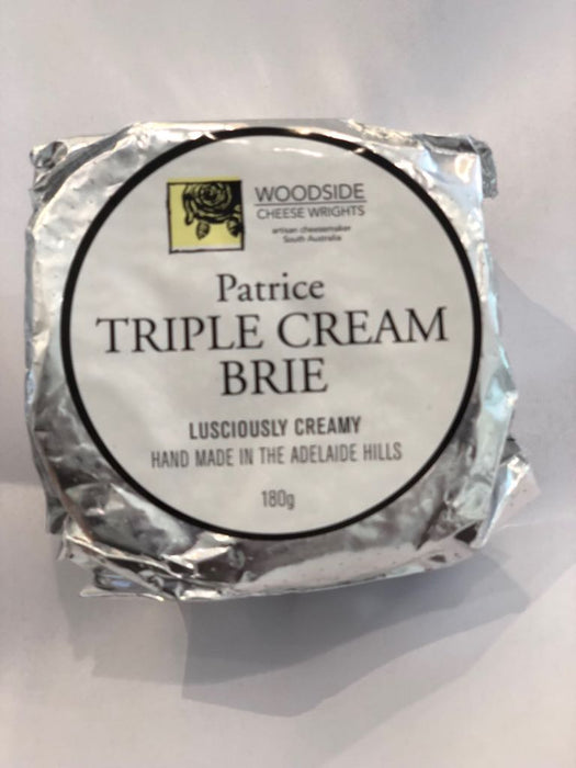 Patrice Triple Cream Brie 180g - Woodside Cheese Wrights