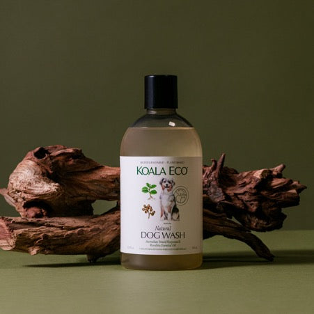 Natural Dog Wash (Sweet Marjoram & Rosalina Essential Oil) 500ml - Koala Eco - Australian Made