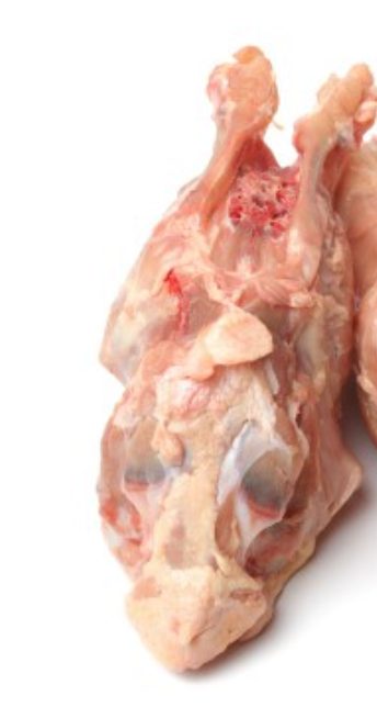 Frozen Chicken Carcass (Broken in Pieces) 500g - Certified Organic