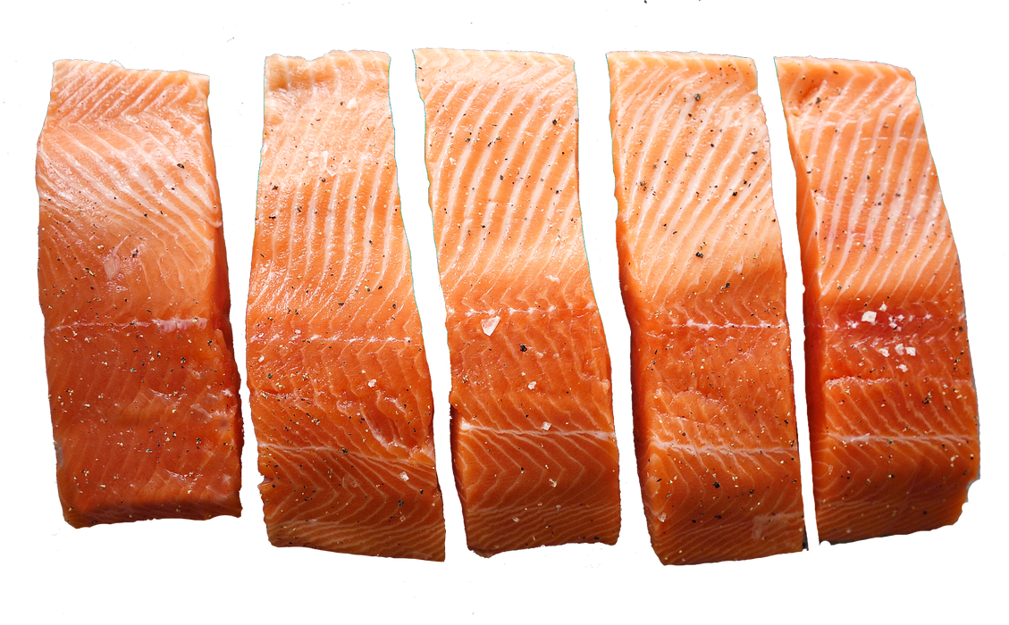 Chilled Skin On Portions 5/pkt - Akaroa NZ King Salmon
