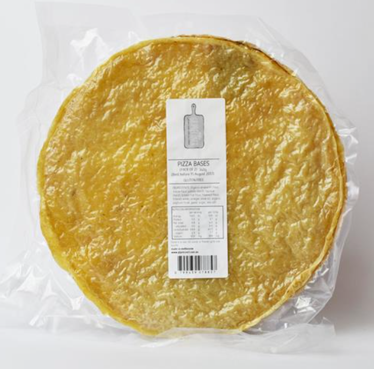 Gluten Free Pizza Base (Pkt of 2) 380g - GF Precinct, Australia (FROZEN)