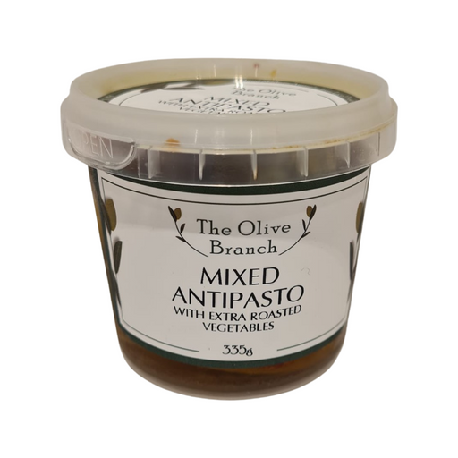 Mixed Antipasto (Olives & Roasted Vegetables) 335g - The Olive Branch